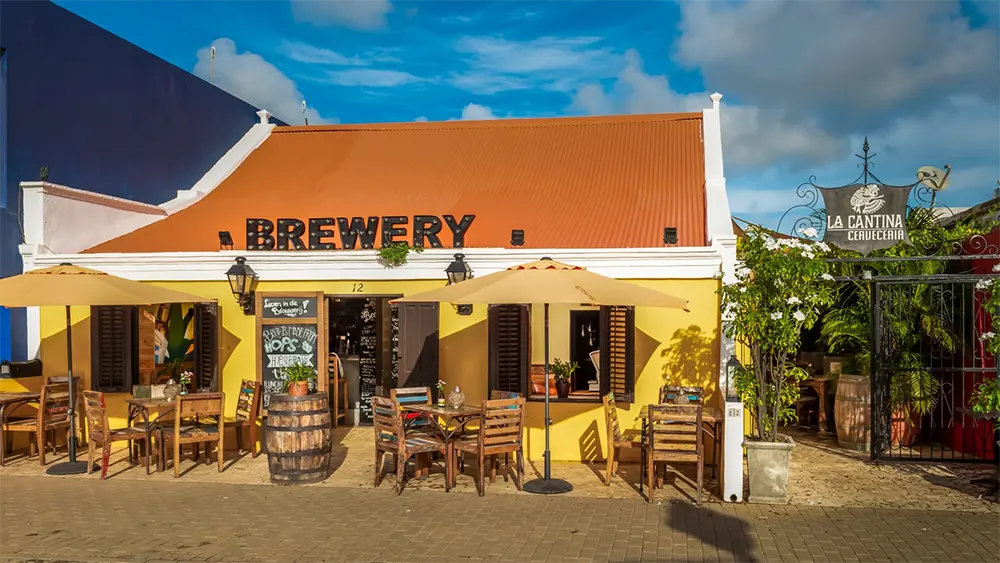 The Brewery biercafé op Bonaire The Brewery biercafé op Bonaire